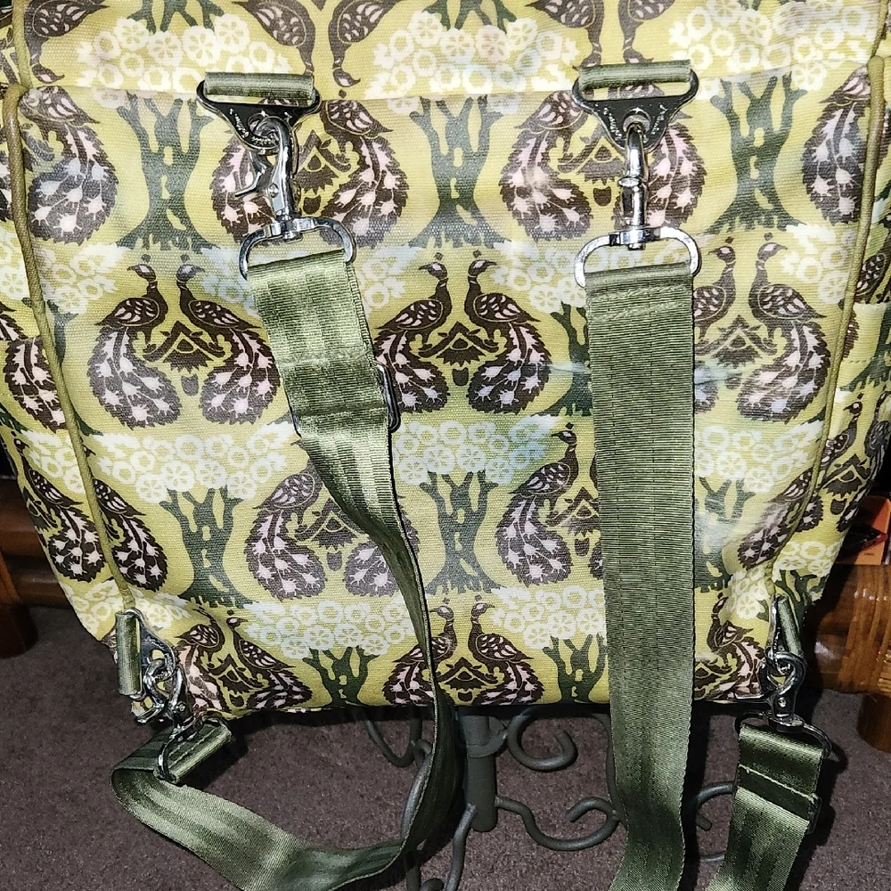 Petunia Pickle Bottom Yellow and Brown Baby Bag